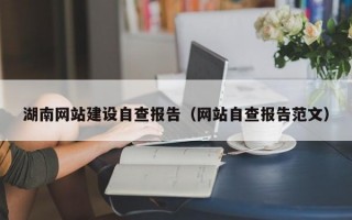 湖南网站建设自查报告（网站自查报告范文）
