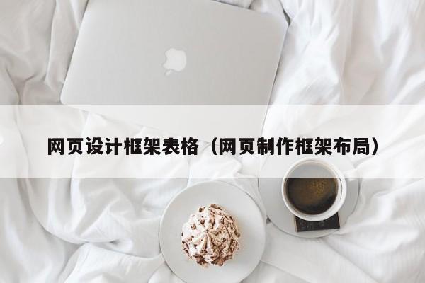 网页设计框架表格(网页制作框架布局)